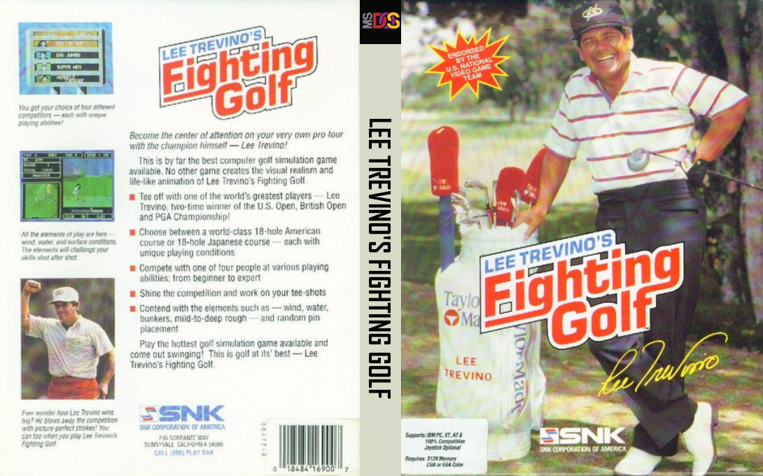 Lee Trevino's Fighting Golf — box-texture (US)