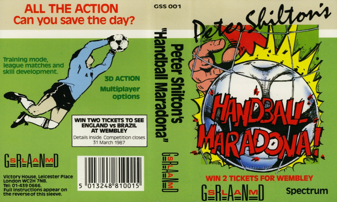 Peter Shilton's Handball Maradona! — box-texture (EU)