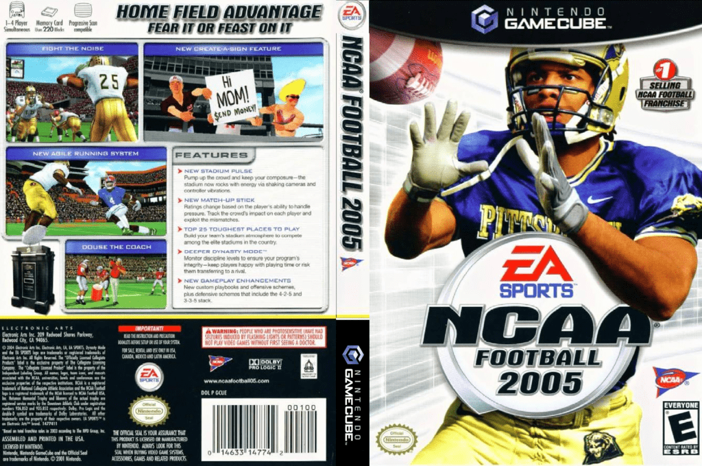 NCAA Football 2005 — box-texture (US)