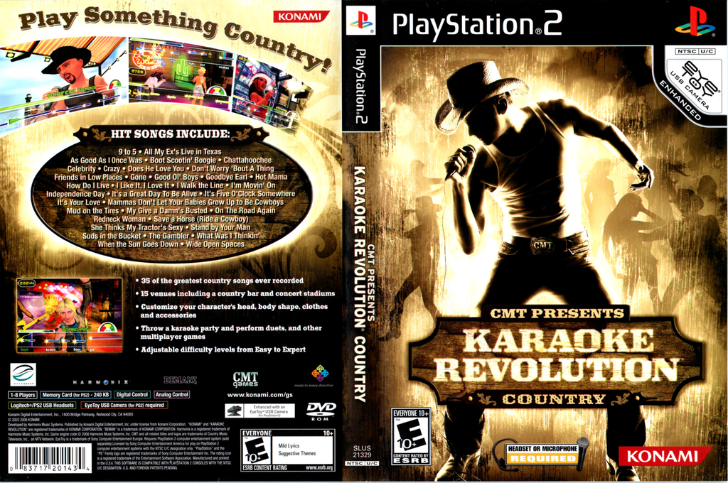 CMT Presents - Karaoke Revolution - Country — box-texture (US)