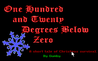 120 Degrees Below Zero box art