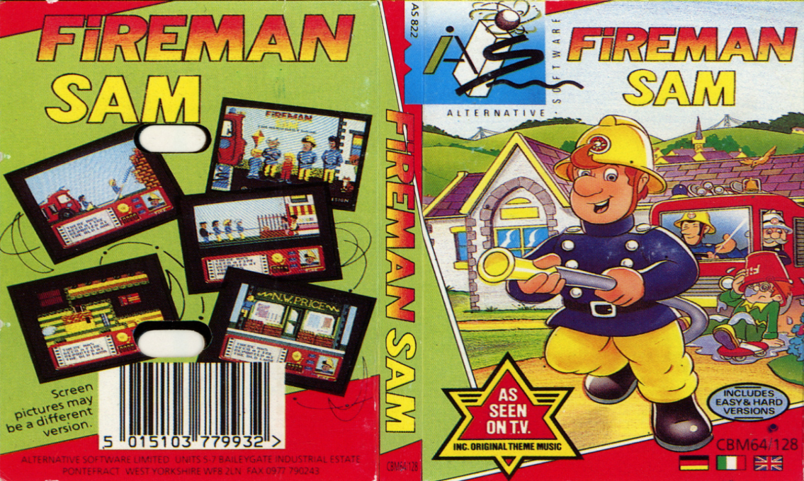 Fireman Sam — box-texture (EU)