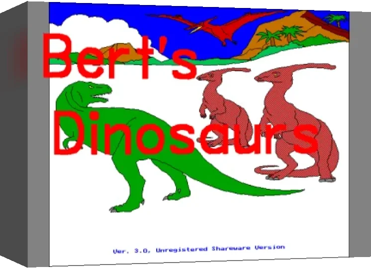 Bert's Dinosaurs — box-3D (WOR)