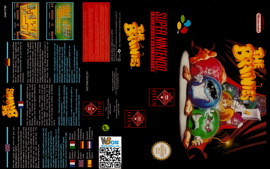 Brainies, The — box-texture (EU)