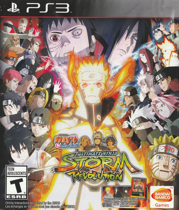 Naruto Shippuuden - Narutimate Storm Revolution — box-2D (CA)