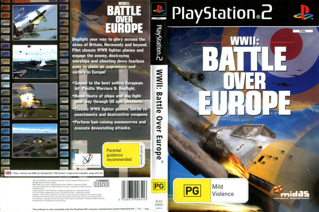 Wwii - Battle Over Europe — box-texture (AU)