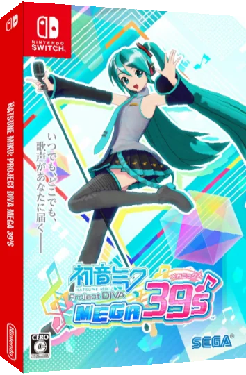 Hatsune Miku - Project DIVA MEGA 39's — box-3D (JP)