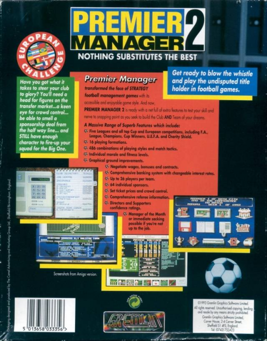 Premier Manager 2 - The New Season — box-2D-back (EU)
