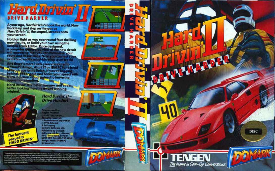 Hard Drivin' 2 — box-texture (EU)