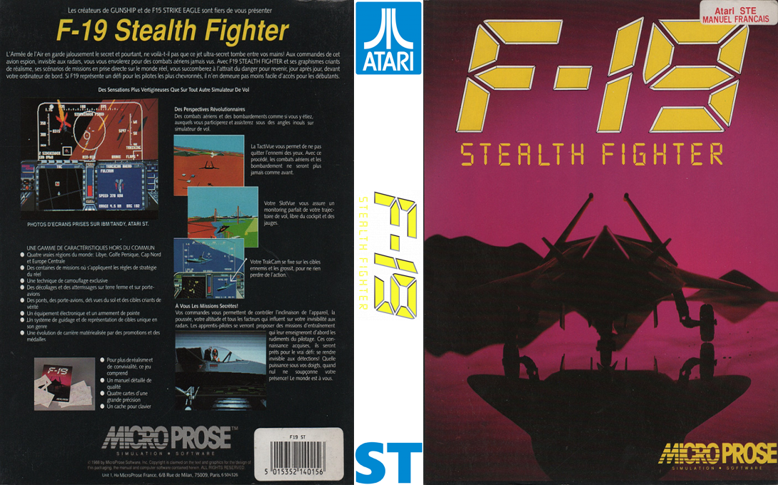 F-19 Stealth Fighter — box-texture (FR)