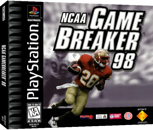 NCAA Gamebreaker 98 — box-3D (US)