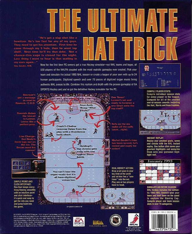 NHL Hockey — box-2D-back (US)