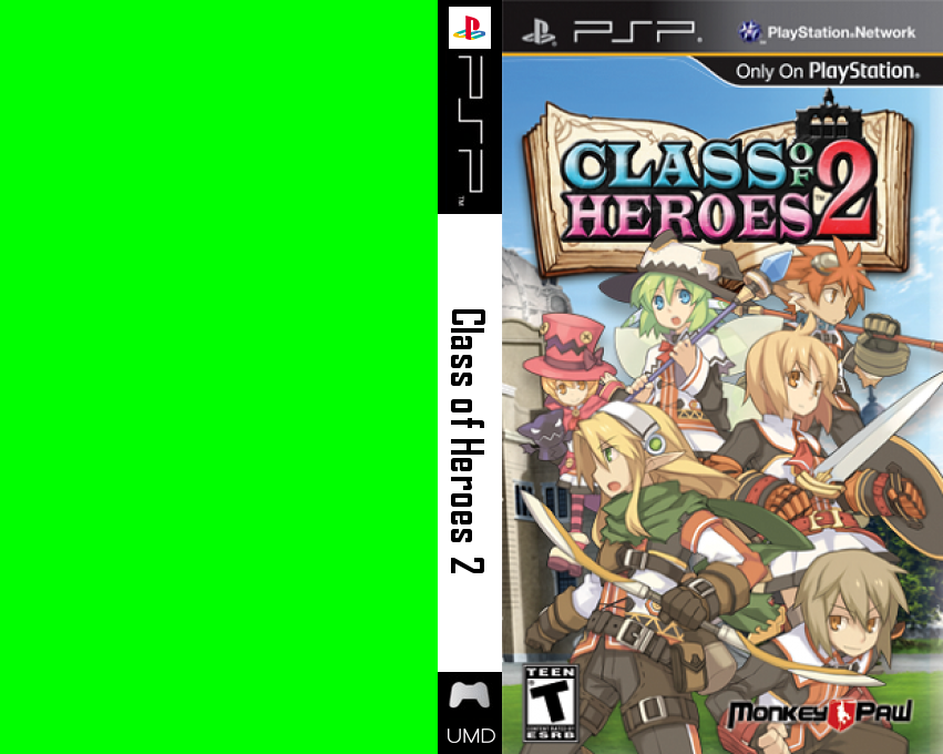 Class of Heroes 2 — box-texture (US)