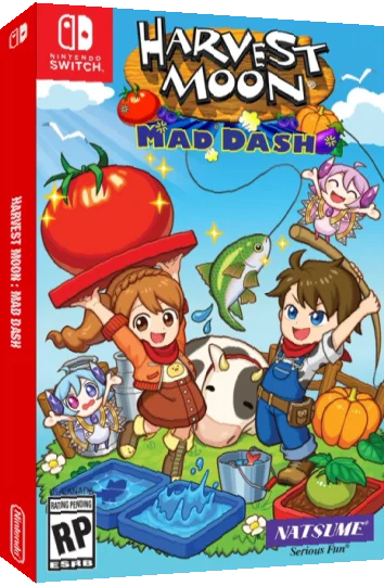 Harvest Moon - Mad Dash — box-3D (US)