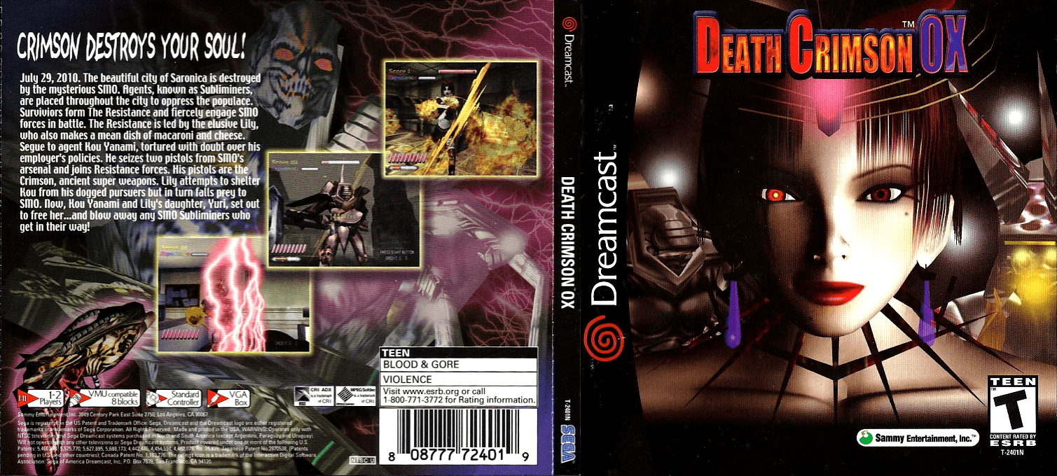 Death Crimson OX — box-texture (US)