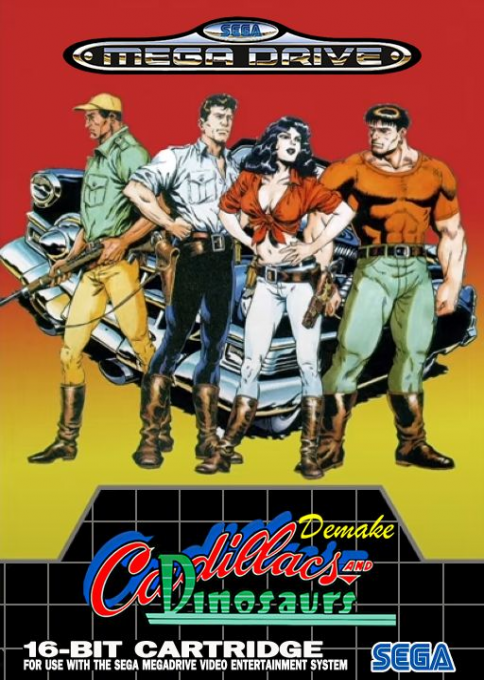 Cadillacs and Dinosaurs box art