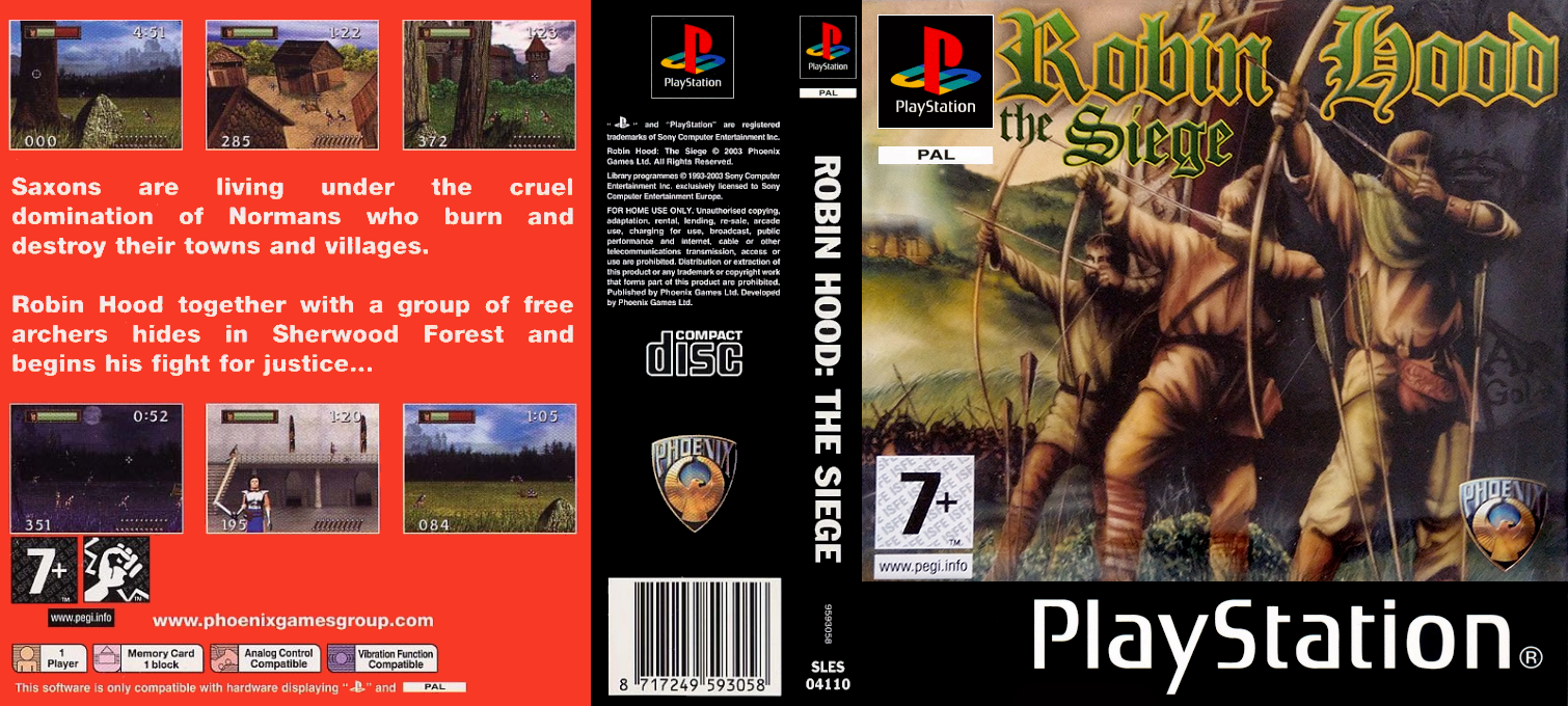 Robin Hood - The Siege — box-texture (EU)