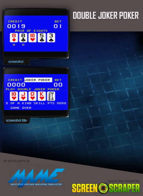 Double Joker Poker — box-2D-back (SS)