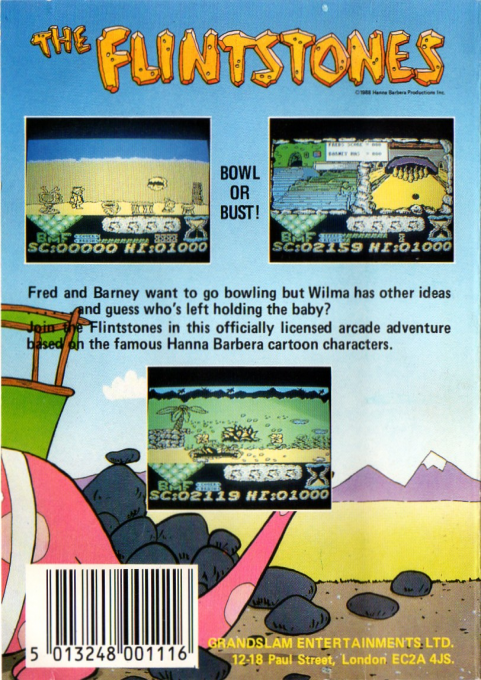 Flintstones, The — box-2D-back (EU)