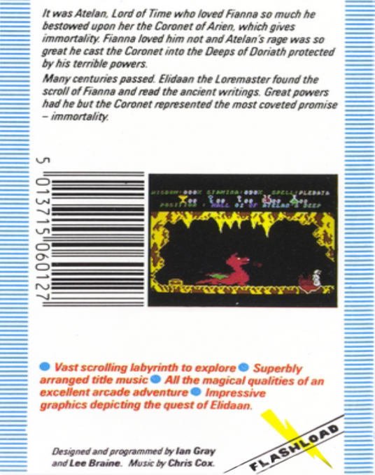 Doriath — box-2D-back (EU)