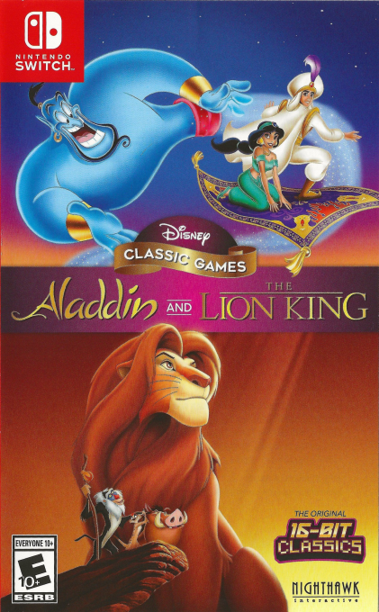 Disney Classic Games - Aladdin and the Lion King box art