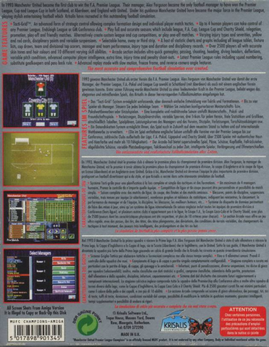 Manchester United - Premier League Champions — box-2D-back (EU)