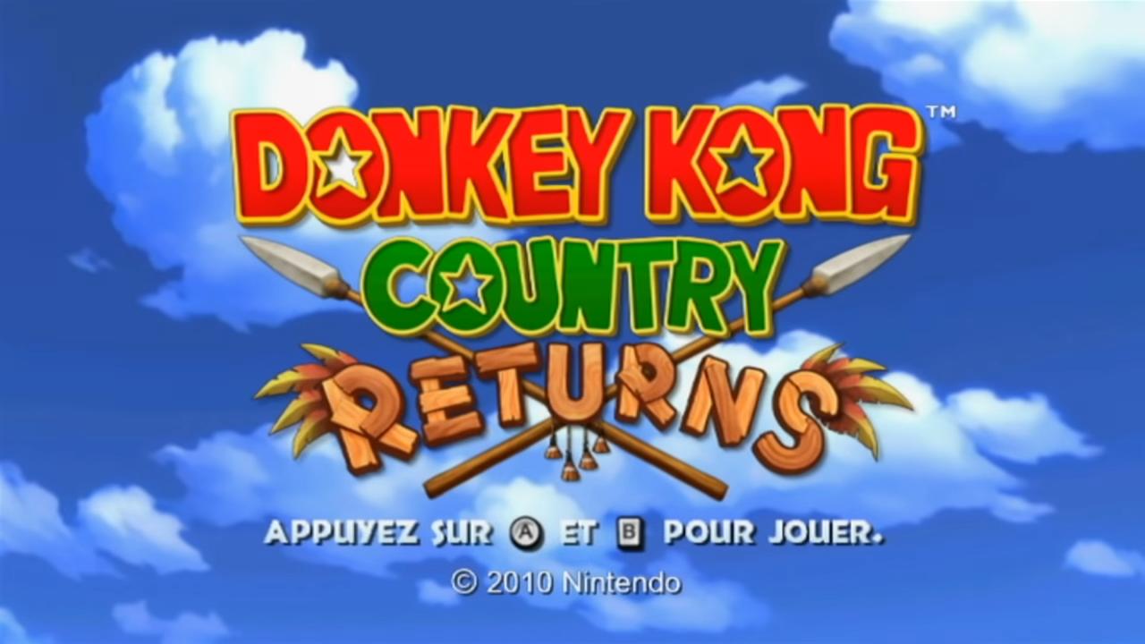 Donkey Kong Returns — sstitle (FR)