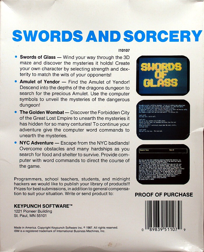 Swords Of Glass — box-2D-back (US)