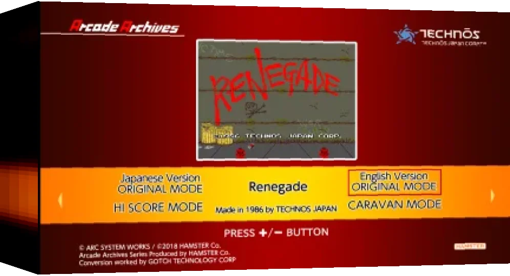 Arcade Archives Renegade — box-3D (WOR)