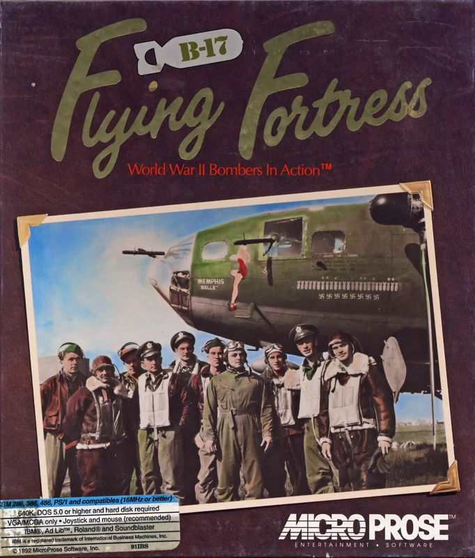 B-17 Flying Fortress box art