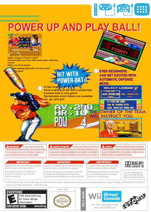 Baseball Stars 2 — box-2D-back (US)