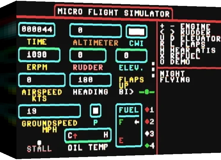 Micro Flight Simulator — box-3D (WOR)