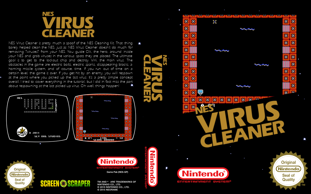 Nes Virus Cleaner — box-texture (SS)