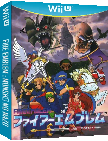 Fire Emblem - Monshō no Nazo — box-3D (JP)