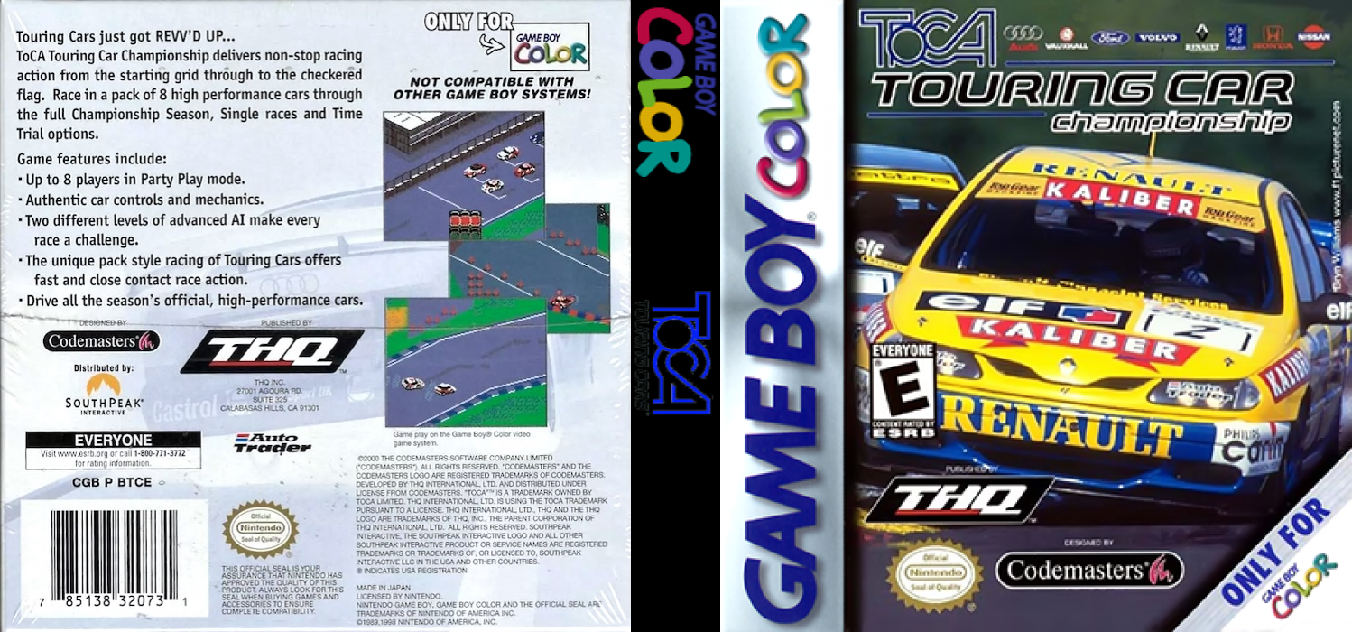 TOCA Touring Car Championship — box-texture (US)