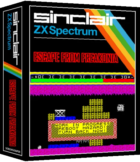 Escape from Freakonia — box-3D (SS)