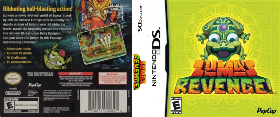 Zuma's Revenge — box-texture (US)