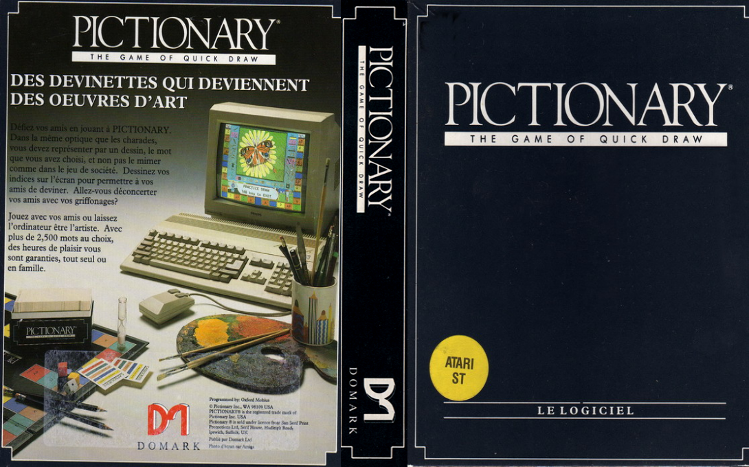 Pictionary - The Game of Quick Draw — box-texture (FR)