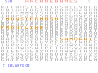 ArcadeSearch — ss (WOR)