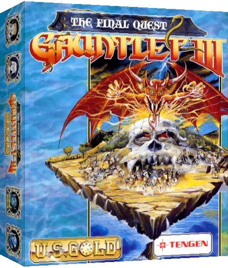Gauntlet III - The Final Fight — box-3D (EU)