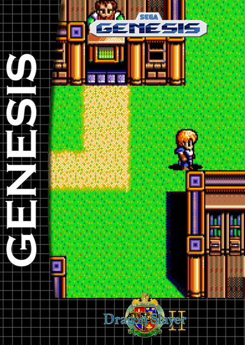 Dragon Slayer - Eiyuu Densetsu 2 — box-2D (SS)