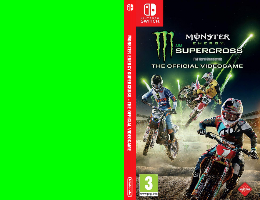 Monster Energy Supercross - The Official Videogame — box-texture (EU)
