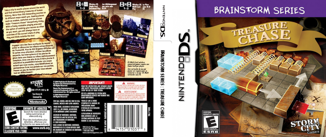 Brainstorm Series - Treasure Chase — box-texture (US)