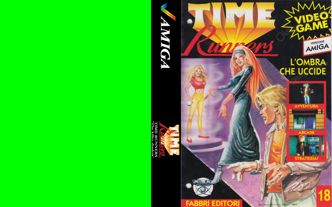 Time Runners 18 - The Killer Shadow — box-texture (IT)