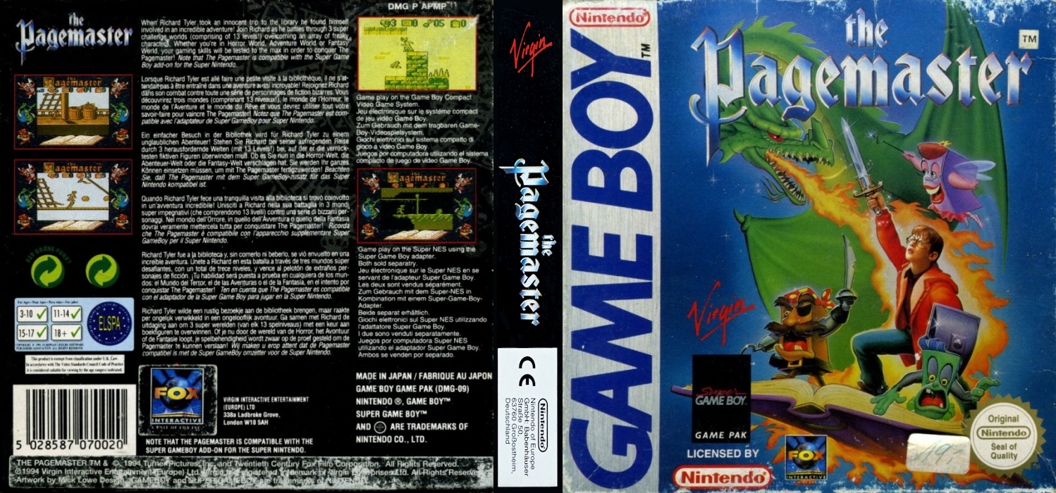 Pagemaster, The — box-texture (EU)