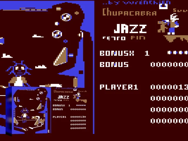 Chupacabra Jazz Retro Pin — mixrbv2 (WOR)