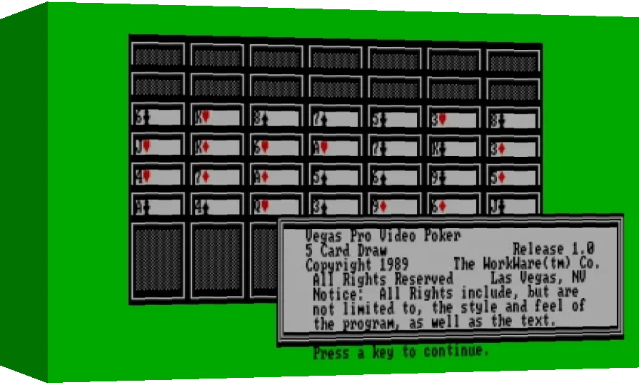 Vegas Pro Video Poker — box-3D (WOR)