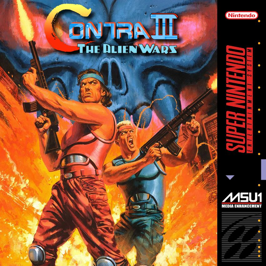 Contra III : The Alien Wars box art