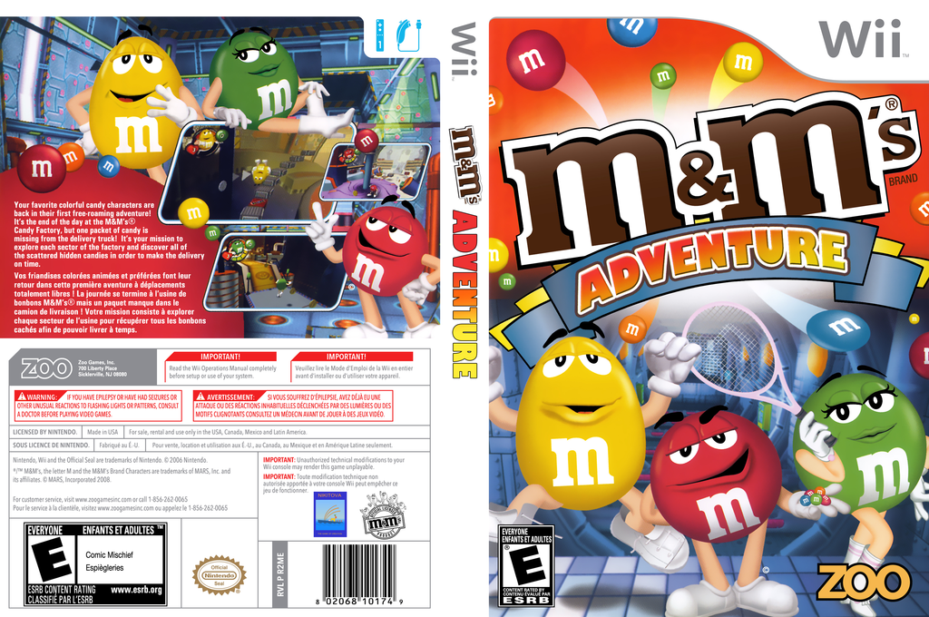 M&M's Adventure — box-texture (US)