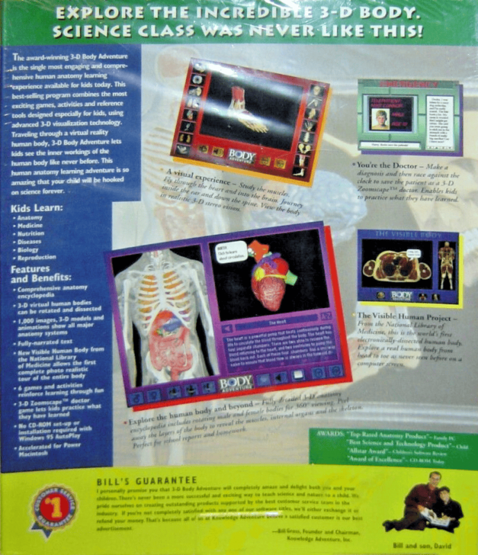 3-d Body Adventure — box-2D-back (US)